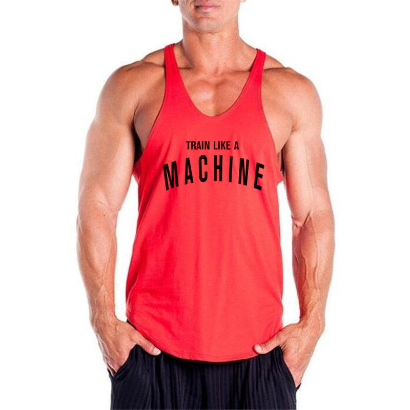 Men GYM Tank Top Vest Sleeveless Workout Shirt