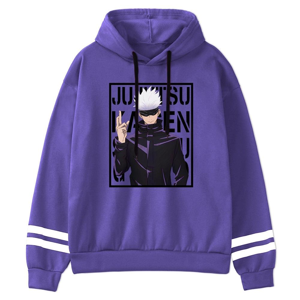 Gojo Satoru Jujutsu Keisen Anime Printed Oversize Men’s Hoodie - Elysian