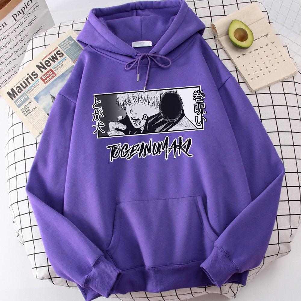 Jujutsu Kaisen Hooded Mens Hip Hop Cool Sweatshirts - Elysian