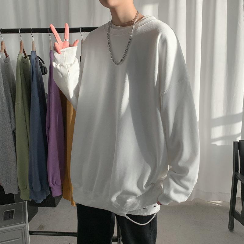 Oversize Hip Hop Punk Pullover Streetwear Hoodie for Men - Elysian