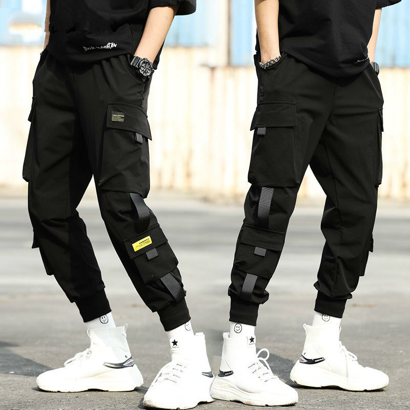 Mens Streetwear Joggers Pockets ants