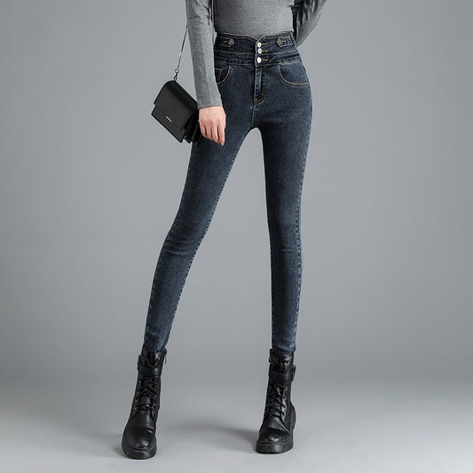 High Waist Skinny Womens Denim Jeans