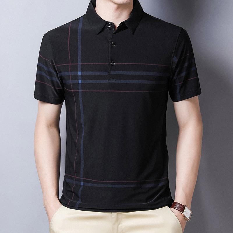 Men’s Casual Slim Fit Half Sleeve Polo Shirt - Elysian