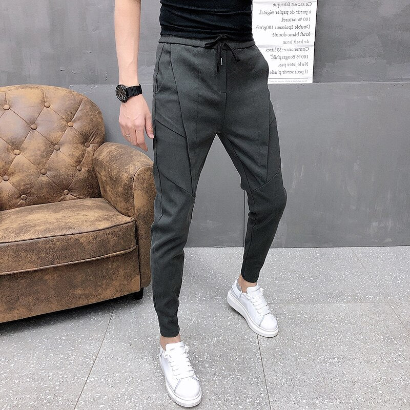 Solid Slim Fit Mens Casual-Wear Pants