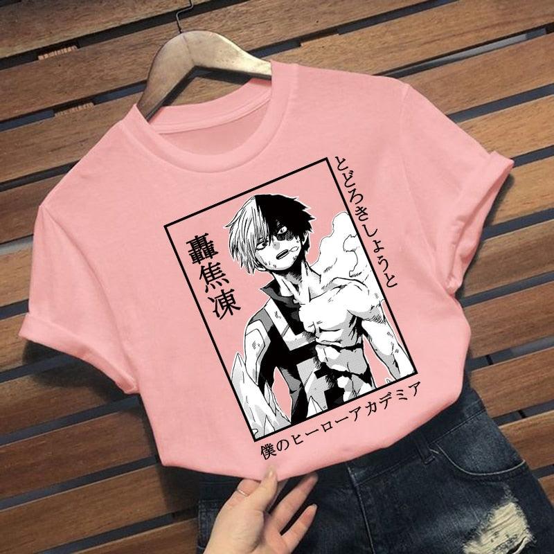 My Hero Academia T-Shirts Casual Harajuku Anime T Shirt - Elysian