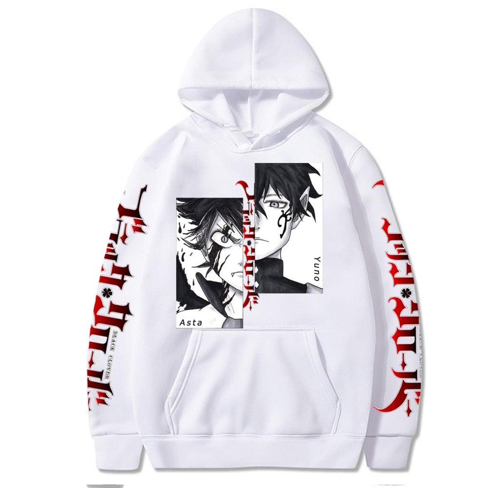 Japanese Anime Harajuku Asta Graphic Hoodie - Elysian