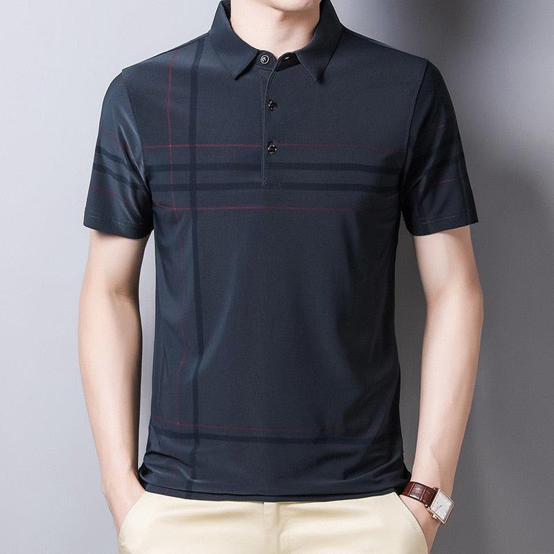 Men’s Casual Slim Fit Half Sleeve Polo Shirt - Elysian