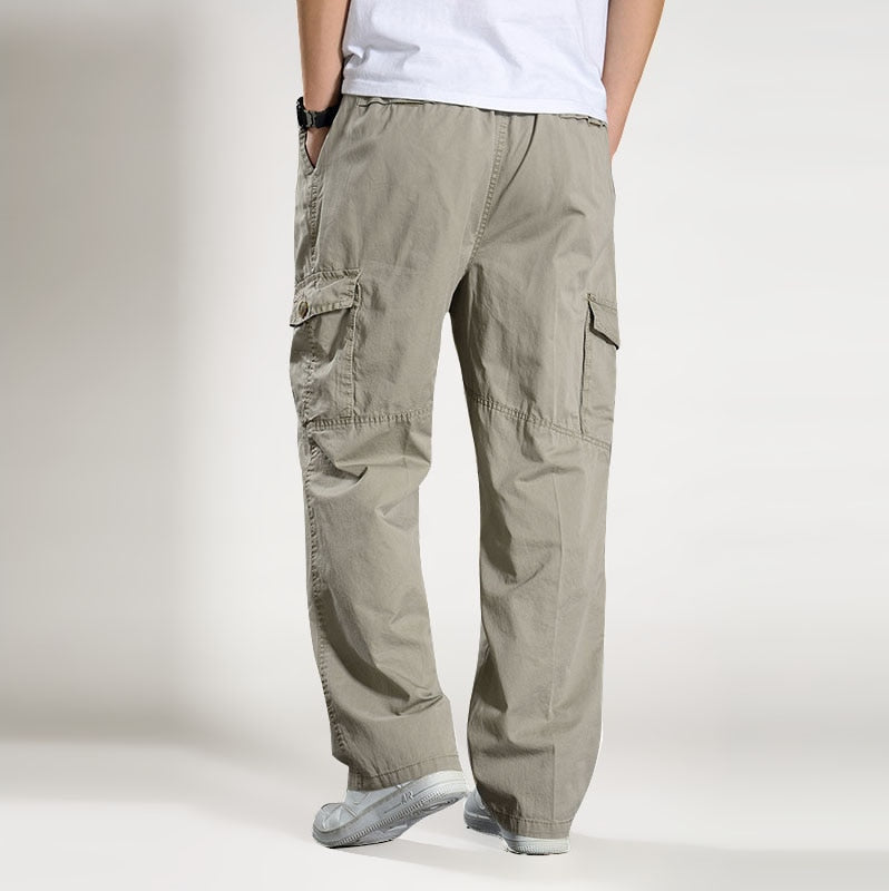 Cargo Cotton Multi-Pocket Mens Trouser