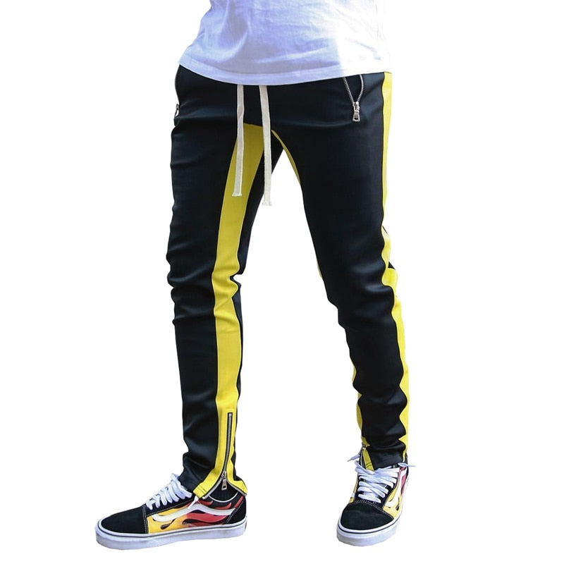 Casual Men Running Zipper Pocket Trouser