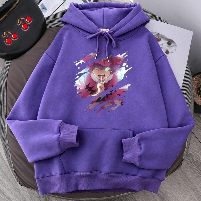 Clover Printing Anime Sweatshirts Hoodie - Elysian