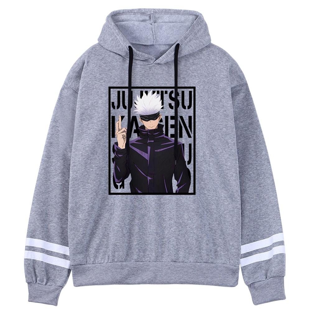 Gojo Satoru Jujutsu Keisen Anime Printed Oversize Men’s Hoodie - Elysian