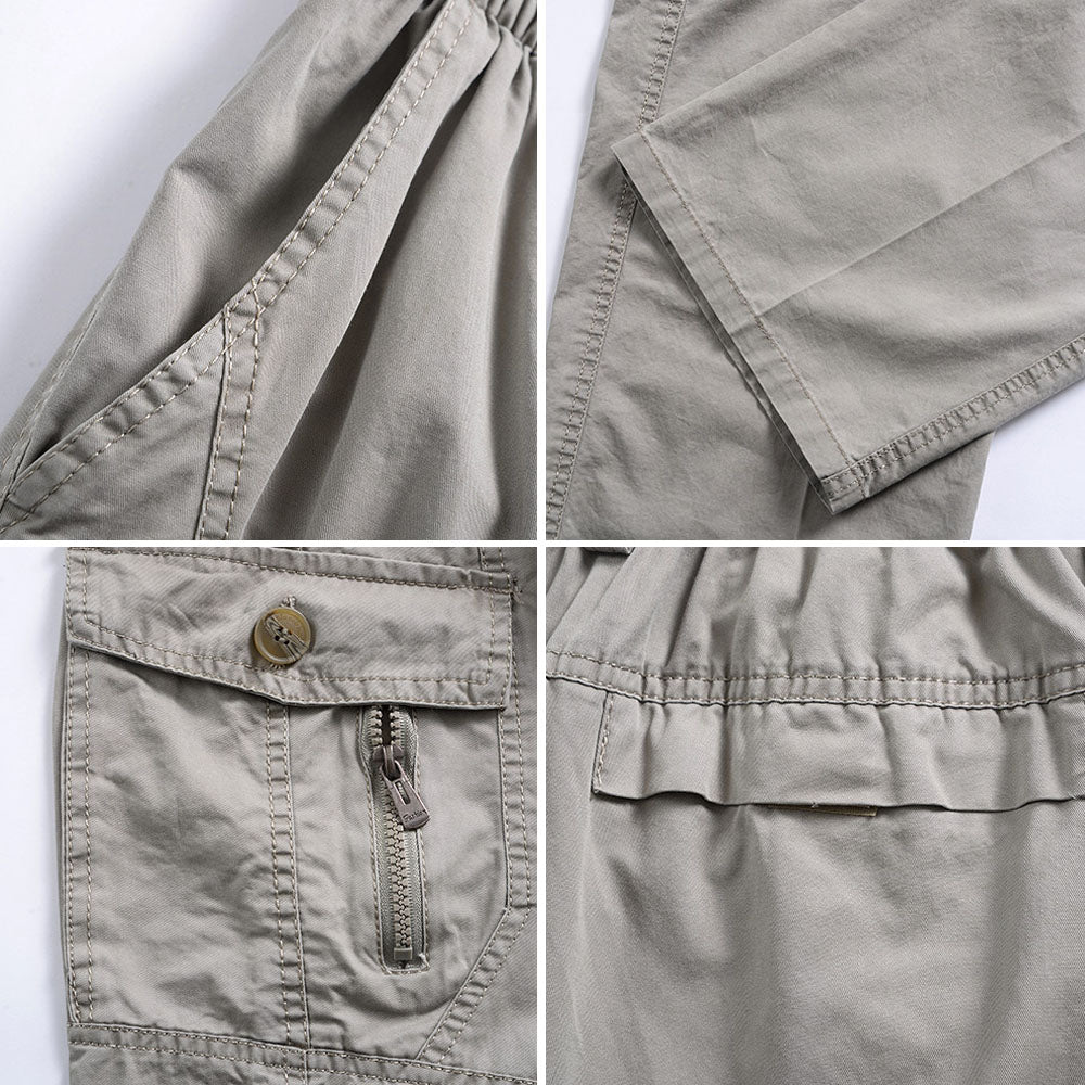 Cargo Cotton Multi-Pocket Mens Trouser