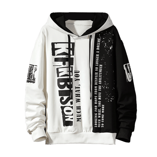 Unique Printed with Latter Patterned Sweatshirts Hoodie Men’s - Elysian