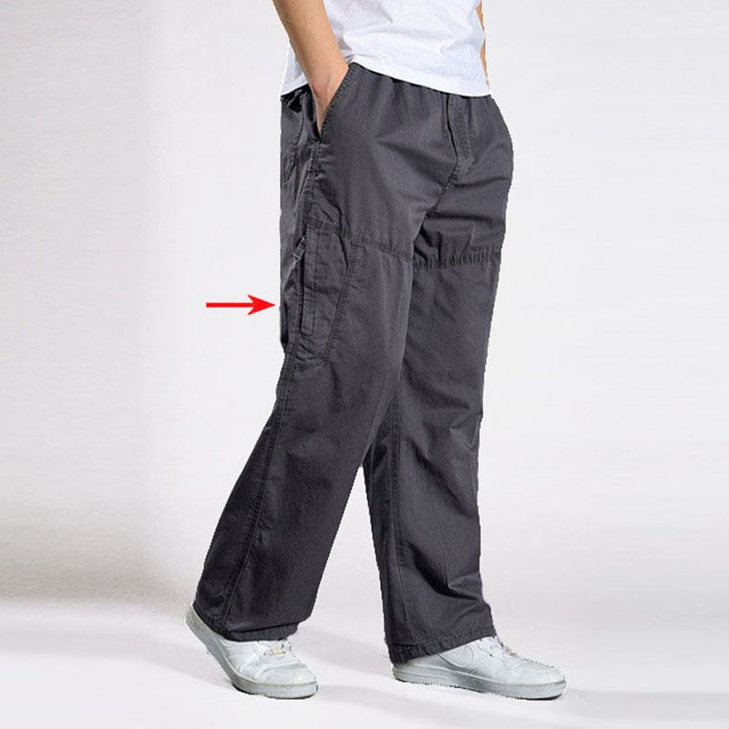 Cargo Cotton Multi-Pocket Mens Trouser