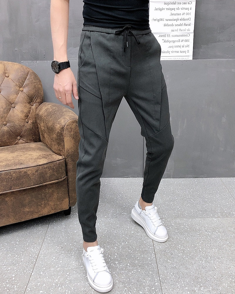 Solid Slim Fit Mens Casual-Wear Pants