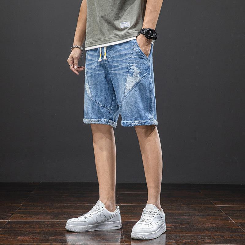 Denim Shorts Male Korean Style - Elysian