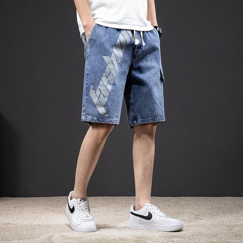 Denim Shorts Male Korean Style - Elysian