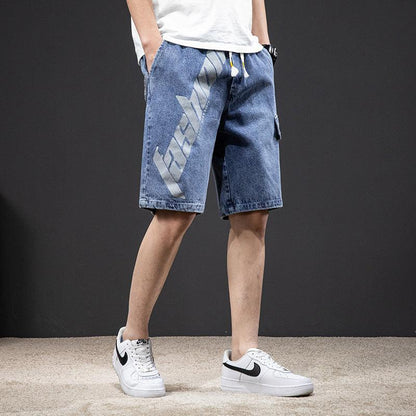 Denim Shorts Male Korean Style - Elysian
