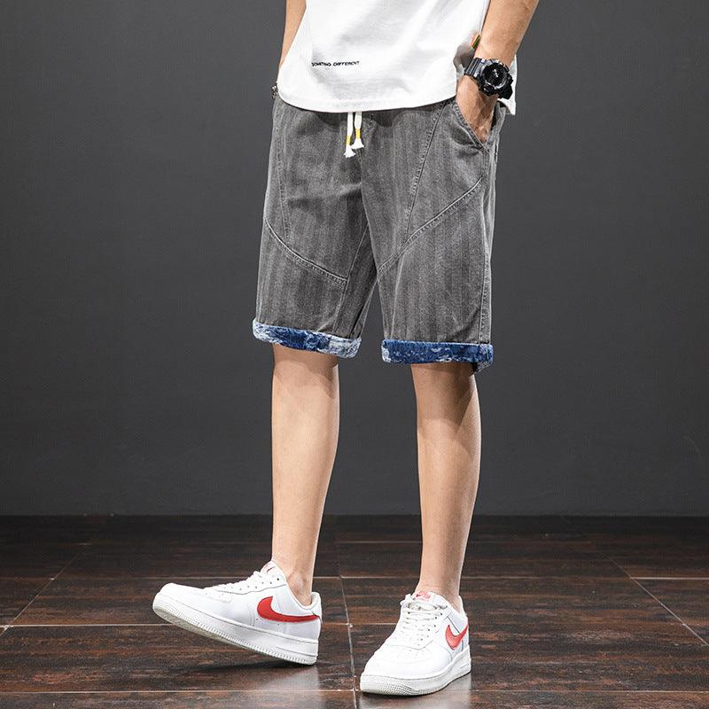 Denim Shorts Male Korean Style - Elysian