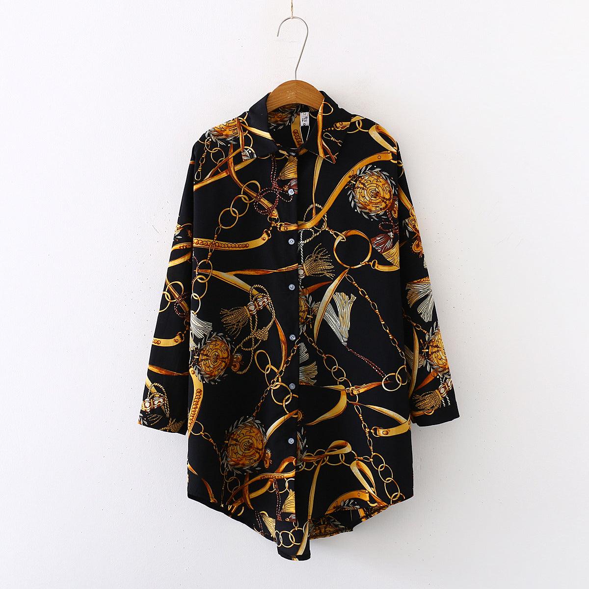 Long Sleeves Printed Summer Clothes - Elysian