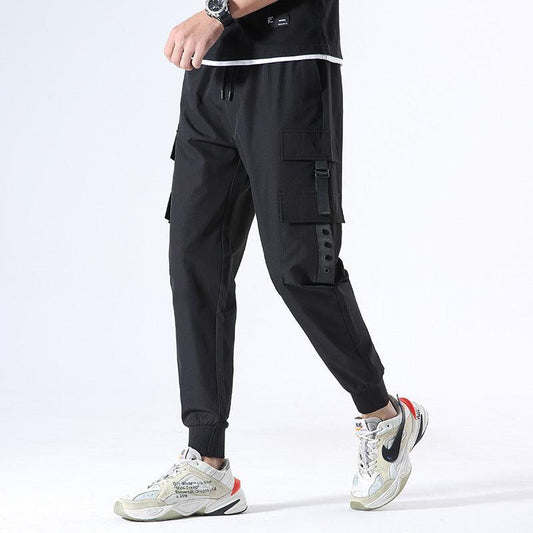 Loose Side Pocket and Compact Bottom Casual Men's Sweatpants - Elysian