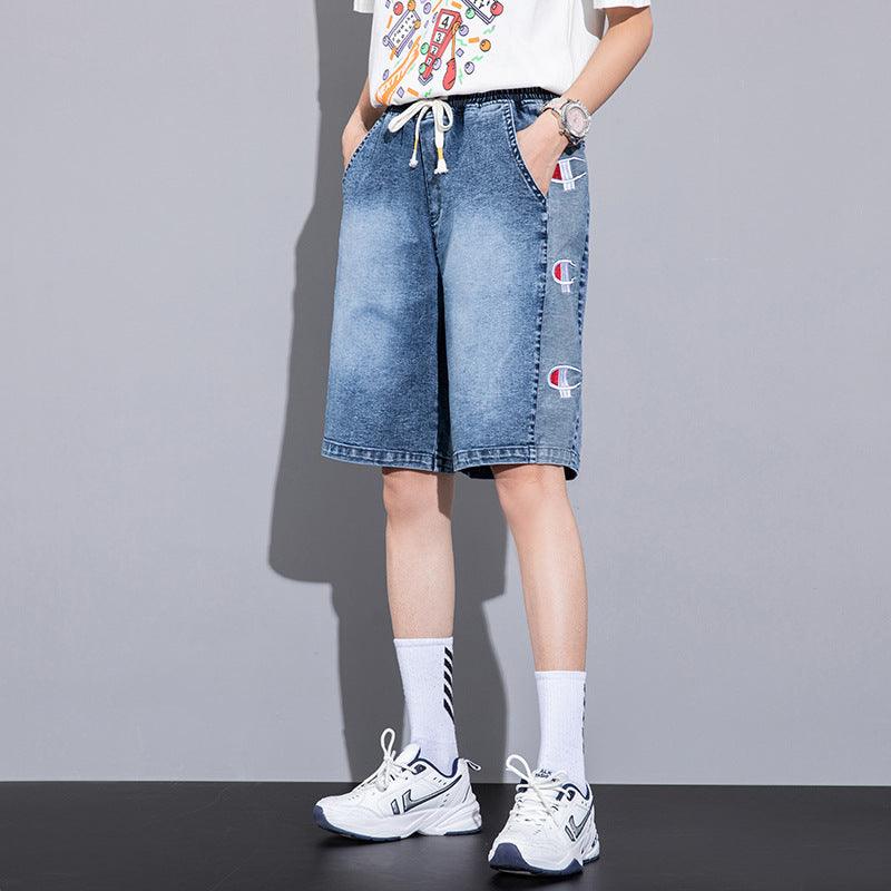 Denim Shorts Male Korean Style - Elysian