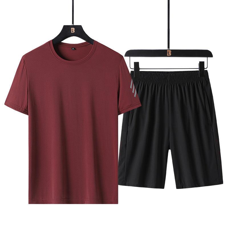 Casual Men’s Sports Wear T-shirt & Shorts Set - Elysian