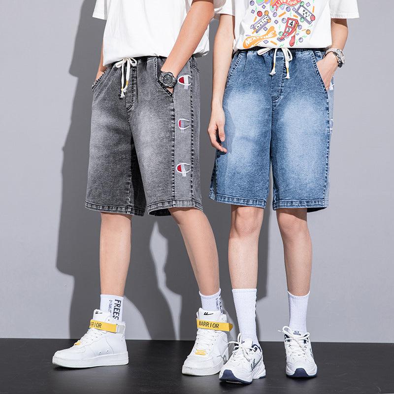 Denim Shorts Male Korean Style - Elysian