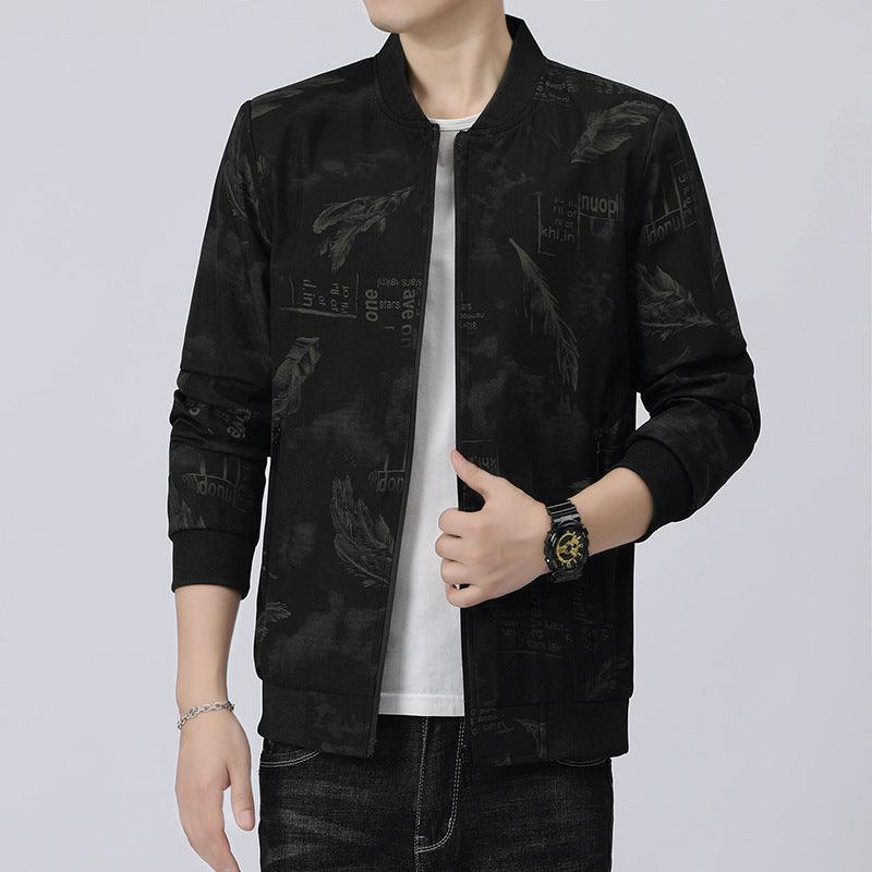 Korean Style Casual men’s Black Jacket - Elysian