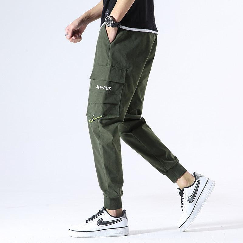 Loose Side Pocket and Compact Bottom Casual Men's Sweatpants - Elysian