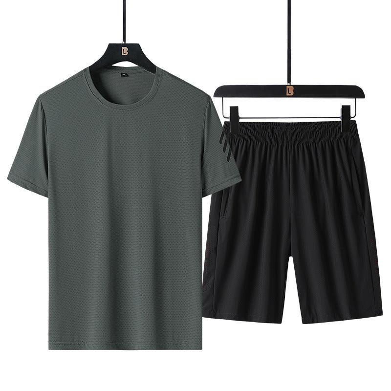 Casual Men’s Sports Wear T-shirt & Shorts Set - Elysian