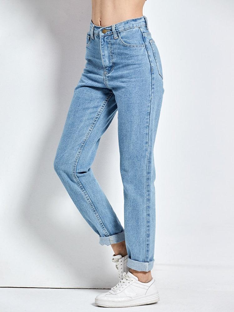 High Waist Harem Denim Jeans Pants Women’s - Elysian