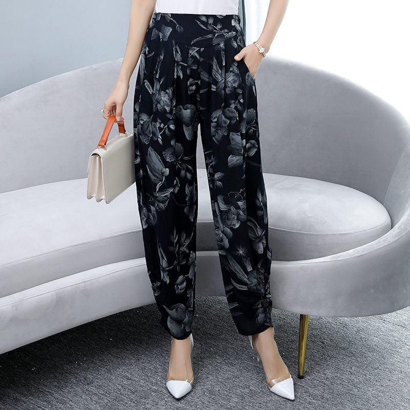 High Waist Women Loose Streetwear Pants