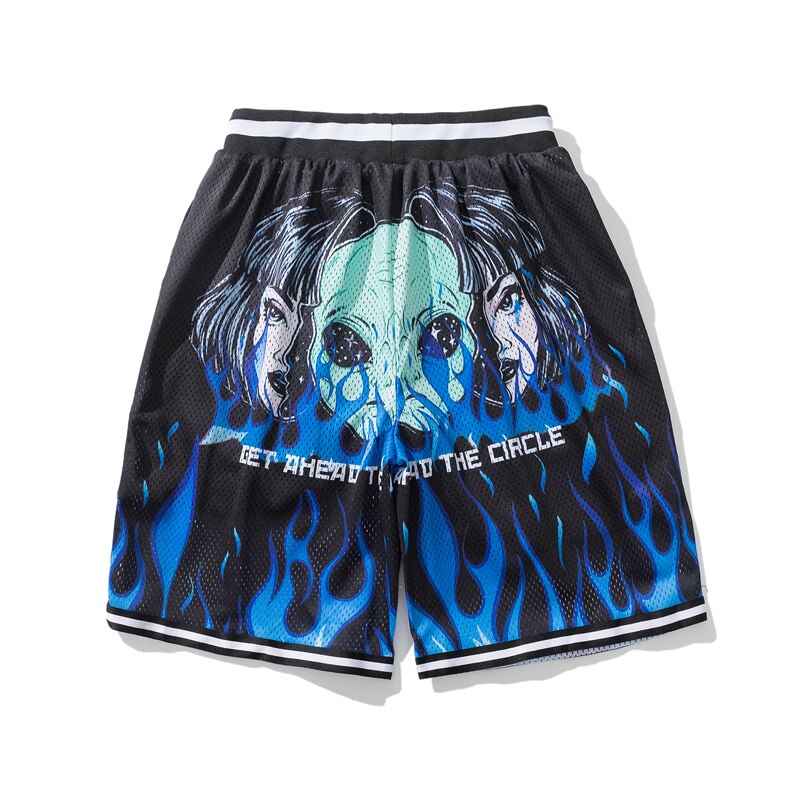 Thin Printed Men Casual Outer-wear Shorts