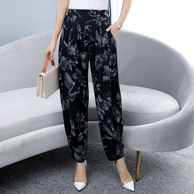 High Waist Women Loose Streetwear Pants