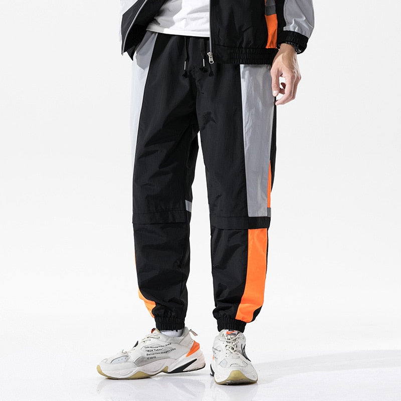 Mens Joggers Big Pocket Sweat-Pants