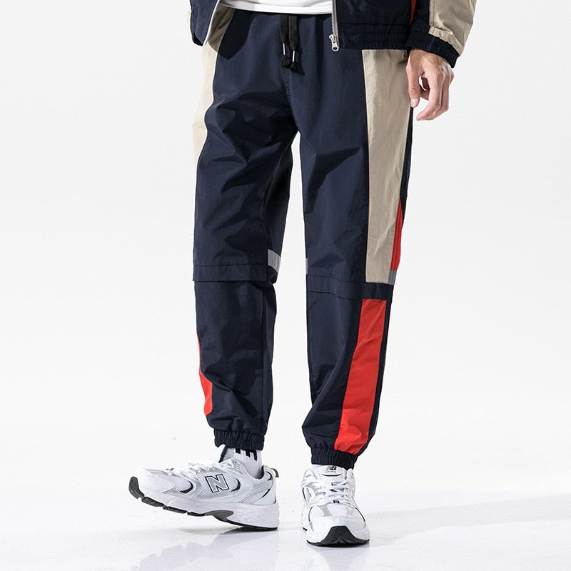 Mens Joggers Big Pocket Sweat-Pants