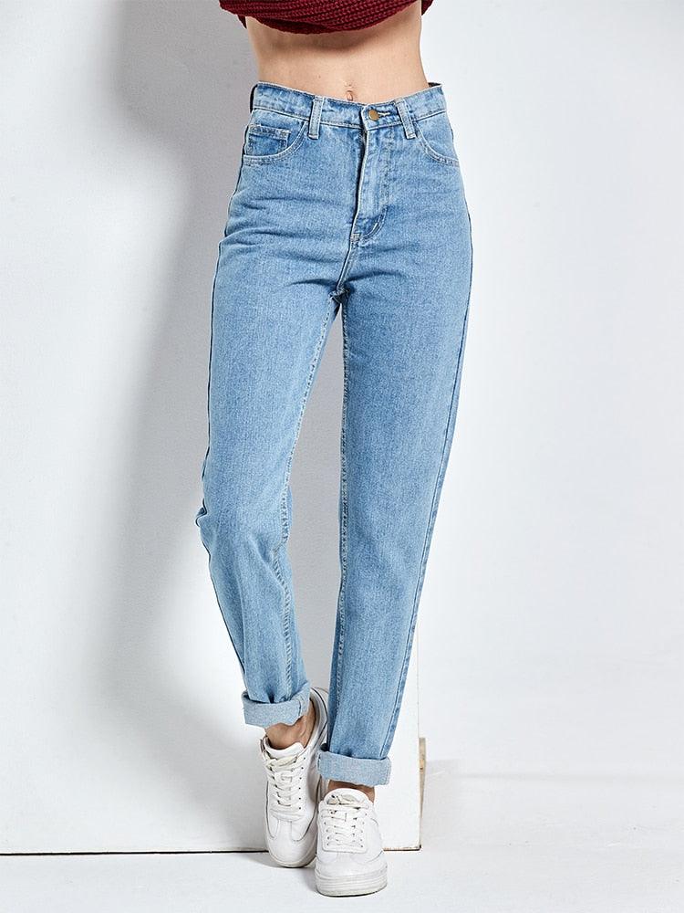 High Waist Harem Denim Jeans Pants Women’s - Elysian