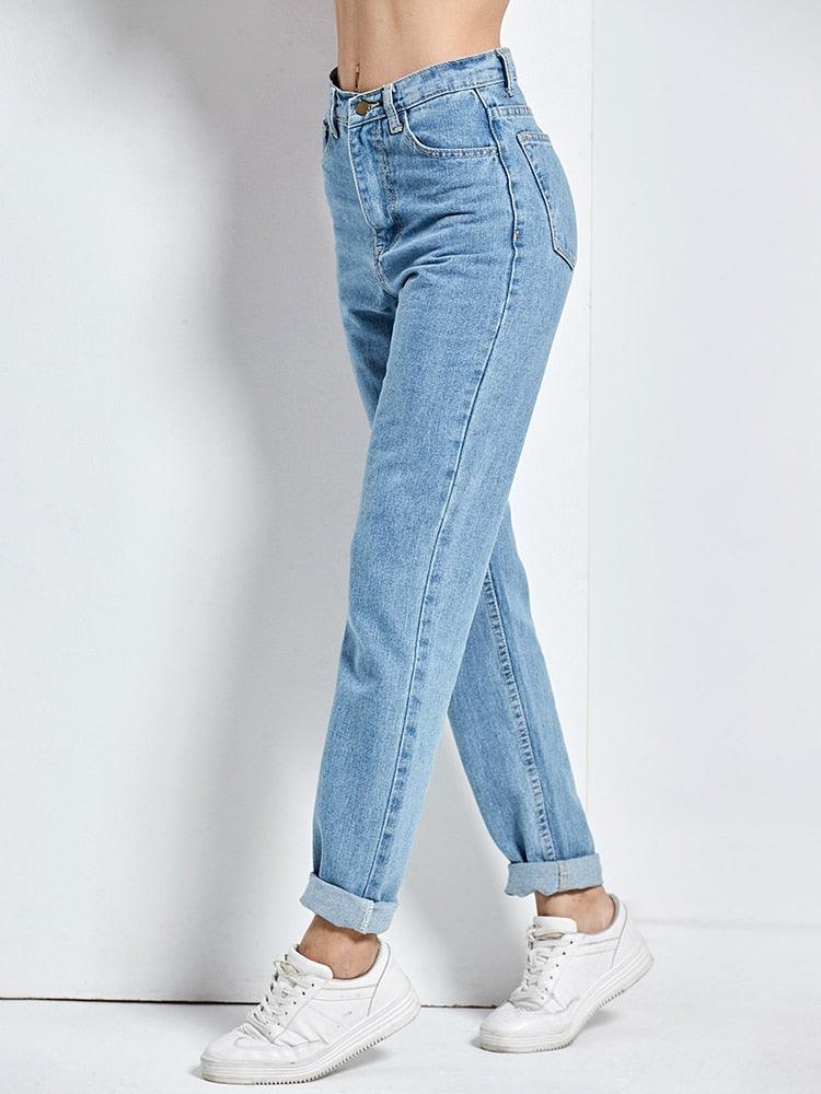 High Waist Harem Denim Jeans Pants Women’s - Elysian