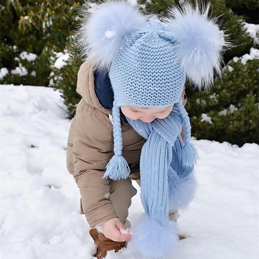 Winter Hat and Scarf for Children - Elysian