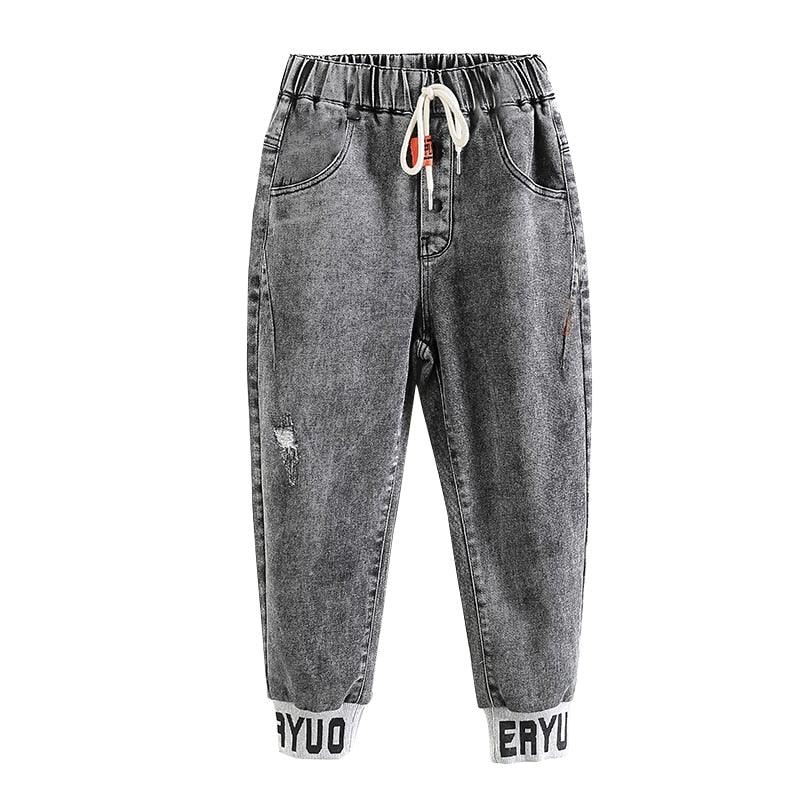 Boys Casual Jeans Trousers Autumn Denim Pants - Elysian