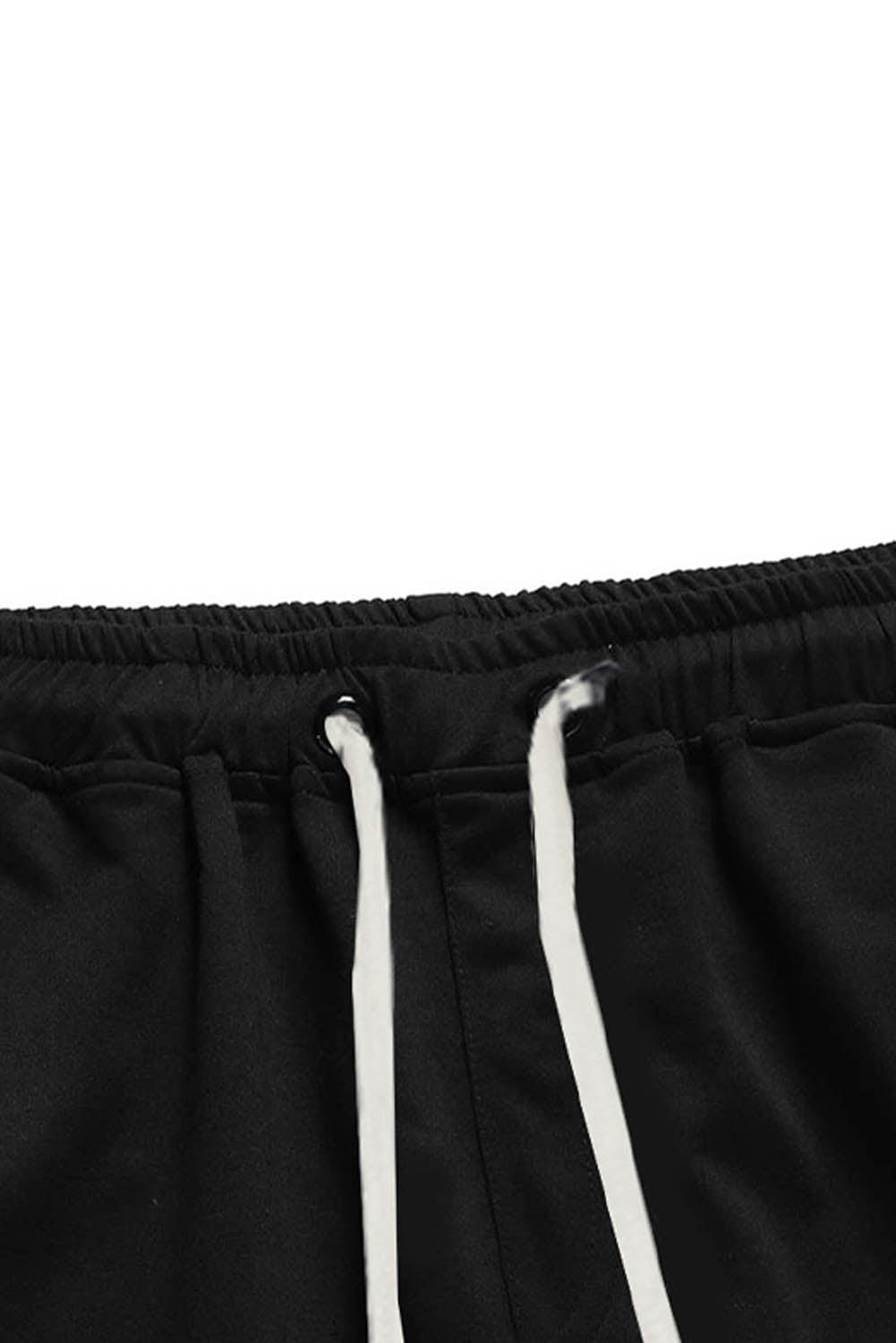 Black K Heart Graphic Men Sweatpants - Elysian